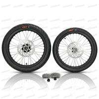 Juego de Ruedas Surron Light Bee Supermoto de 17 Pulgadas con Neumáticos CST, Kit de Frenos de Disco Delanteros y Traseros