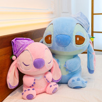 Coussin en peluche doux et créatif en forme de Stitch, idéal pour la décoration de fête ou comme cadeau, vente en gros