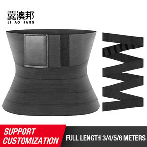 Faja Reductora de Cintura con Vendaje, Envoltura Abdominal <span class=keywords><strong>para</strong></span> Moldear la Cintura, Cinturón de Soporte Lumbar Ajustable y Cómodo - Product Image 6