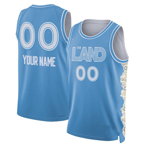 Ventes en gros personnalisées Cleveland Cavaliers # 23 # 2 # 45 # Maillot de basketball 10 25 Season City Edition en maille poly unisexe adulte transfrontalier - Product Image 5