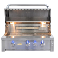 Barbecue à gaz encastrable Champagne Gold 36 pouces pour extérieur