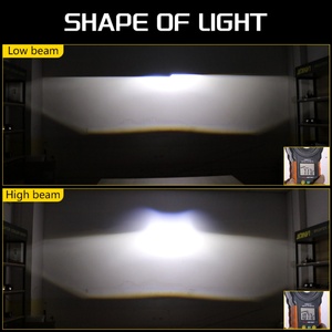 Sanvi Factory - Prix bas - Nouvelle mode - Lentille de projecteur Bi LED S6 Pro de 2,5 pouces - 6000K - 48W/pcs - Phares à LED pour voitures - Product Image 5