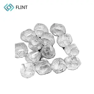 FLINT certificato GIA di alta qualità hpht diamante grezzo vero diamante rotondo D colore diamante sciolto in vendita