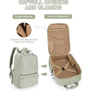 Mochila de Viaje Unisex Transpirable, Impermeable, Ultraligera, Color Verde Oliva, para Deportes al Aire Libre - Product Image 2
