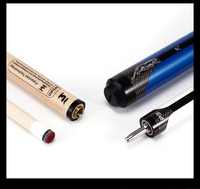 Queue de billard de haute qualité PREOAIDR 3142 en bois d'érable et acier inoxydable, joint central durable, 13 mm, 1/2, billard, snooker, nine-ball, 2 pièces