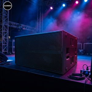 Subwoofer actif double 18 pouces haute puissance en néodyme étanche Sub 9006-AS, haut-parleur de basses professionnel pour système audio DJ PA - Product Image 1