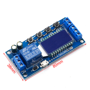 XY-LJ02 điều khiển kỹ thuật số hẹn giờ chuyển đổi kích hoạt chu kỳ mô-đun Board 6-30V LCD hiển thị thời gian Micro USB chậm trễ tiếp sức ICS sản phẩm - Product Image 2
