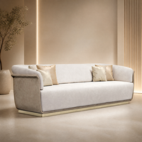 Ensemble de canapés modulaires YUANCHANG, canapé-lit en cuir artificiel, design modulaire, pieds en acier inoxydable, garantie de 3 ans