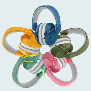 <span class=keywords><strong>Casque</strong></span> <span class=keywords><strong>anti</strong></span>-<span class=keywords><strong>bruit</strong></span> pliable en cuir PU certifié CE <span class=keywords><strong>pour</strong></span> la protection auditive des enfants et le sommeil - Product Image 2