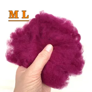 100% washed sheep wool Chinese sheep cashmere wool 22mic dyed colors free sample