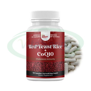 Thực phẩm bổ sung vitaspring cung cấp chiết xuất Men Gạo Đỏ CoQ 10 3% monacolin k sức khỏe viên nang men đỏ - Product Image 2