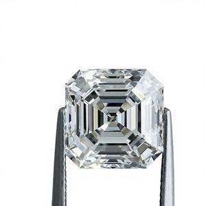 Diamant naturel certifié 1,00 carat, taille Asscher, forme fantaisie, diamant non monté, couleur E, clarté VVS2, pour la fabrication de bijoux - Product Image 1