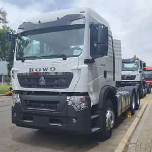 รถบรรทุกหัวลาก HOWO 6x4 มือสอง 10 ล้อ ดีเซล เกียร์ธรรมดา สำหรับงานหนัก ขนส่งทางถนน พวงมาลัยซ้าย ระบบกันสะเทือนแบบลม 21-30 ตัน - Product Image 6