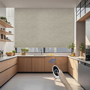 Persianas enrollables motorizadas eléctricas con instalación integrada de respaldo de batería para persianas sin toma de corriente - Product Image 4