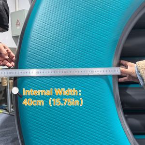 Piscine <span class=keywords><strong>gonflable</strong></span> ronde en PVC avec sièges, 2x1m, prix d'usine personnalisé, en tissu Drop Stitch - Product Image 5