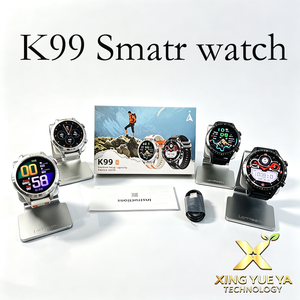 Wholesale K99 Smart Watch 1.7 inch IPS RDFit BT5.0 Voice Assistant Health Monitor 1000mAh Magnetic Charging IP67 OEM Factory - Product Image 3