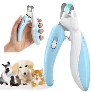 Cortauñas Profesional Iluminado para Mascotas, Perros y Gatos, Personalizado, de Acero Inoxidable y Plástico, Recortador de Aseo, Detección de Ácaros, Seguro - Product Image 1