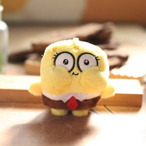 Lindo Doodle Bob Esponja Colgante Muñeco de Peluche Big Star Bag Llavero en Poliéster ODM Personalizable de Melody - Product Image 6