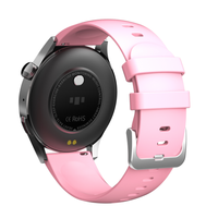 Montre connectée de fitness DM14 pour femmes, 1.32 pouces, 360x360 pixels, rappel de santé