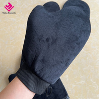 Applicateurs de lotion de gant autobronzant Double face marron noir mitaines autobronzantes sans soleil gant de bronzage pour le corps