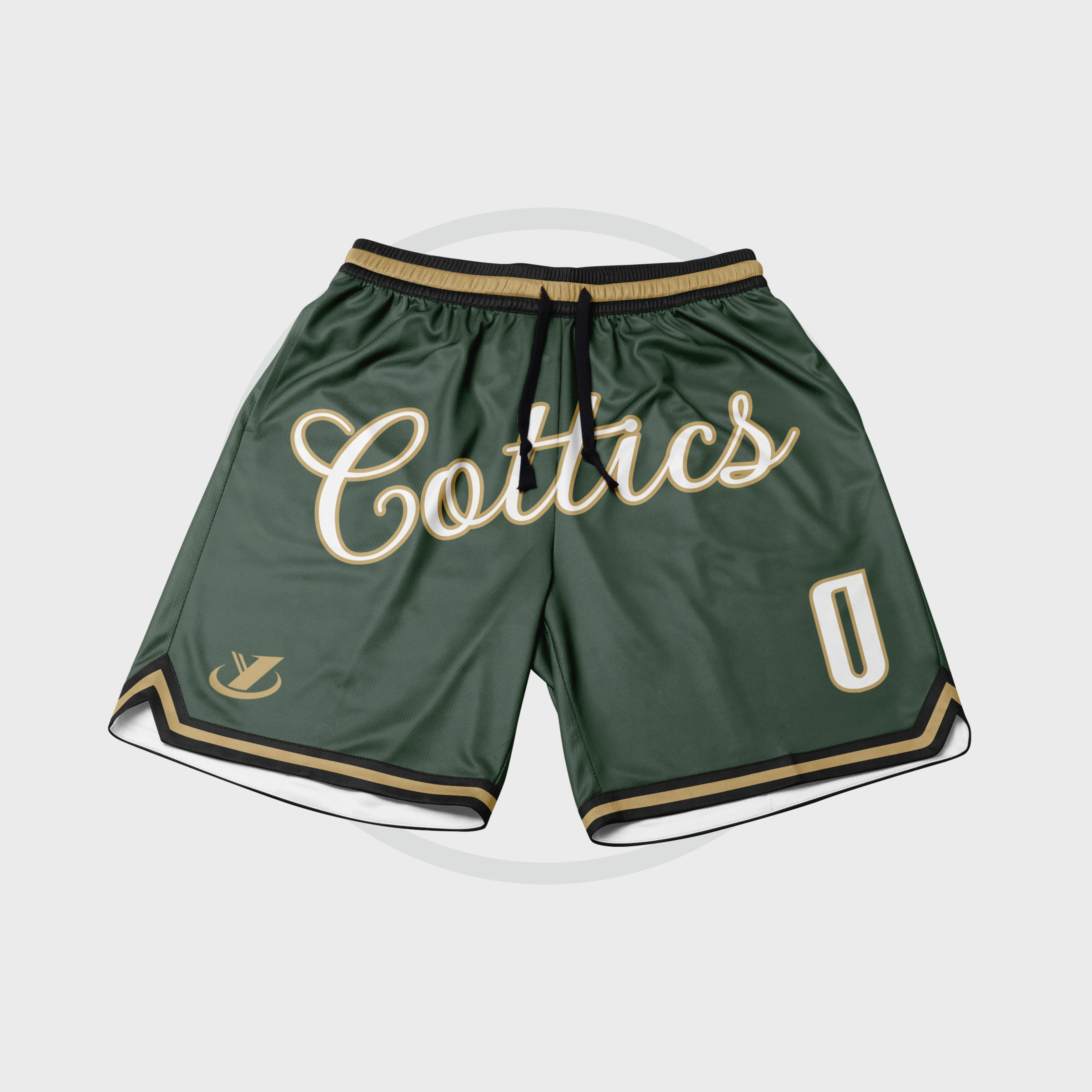 Pantaloncini da basket personalizzati design semplice doppio singolo strato di allenamento estivo 5 pollici con cuciture da uomo pantaloncini corti in rete