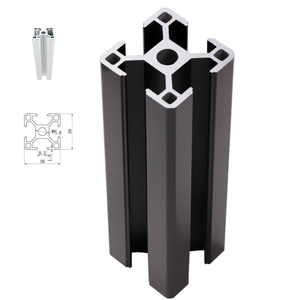 Op maat gemaakte 6000-serie industriële standaard Europese profiel aquariumrek 30x30 aluminium tafelframe met snijservice - Product Image 2