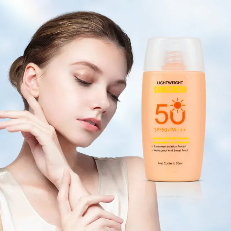 50 г SPF50 PA +++ солнцезащитный крем, легкий Осветляющий УФ-защитный органический солнцезащитный крем