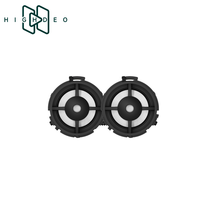 Set Speaker Komponen 2 Arah 4 Inci Berkualitas Tinggi HMBZ-100 Peningkatan Tanpa Kehilangan Data untuk Versi Audio Mobil Mercedes-Benz PLAY & PLUG