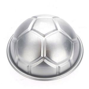2 pièces d'ustensiles de cuisson pour la cuisine, moule à gâteau en forme de ballon de football 3D DIY, moule à bombe de <span class=keywords><strong>bain</strong></span>, moule à gâteau en aluminium sphérique non toxique, moule à <span class=keywords><strong>chocolat</strong></span> - Product Image 1