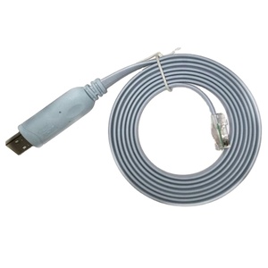 Cavi Rollover Seriali <span class=keywords><strong>USB</strong></span>-RJ45 FTDI RS232 di Alta Qualità, Nuovi OEM 2026, con Guaina in PVC Intrecciata Schermata da 1,8m per Console Computer - Product Image 1
