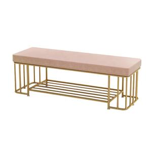 Tienda de ropa, taburete de ajuste de zapatos, <span class=keywords><strong>sofal</strong></span> rectangular, centro comercial, taburete de sala de montaje, puerta de casa, taburete para cambiar zapatos, arte del hierro - Product Image 5