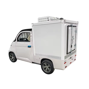 Triciclo Eléctricos Street Food <span class=keywords><strong>furgonetas</strong></span> en Venta Cerrada Carga Entrega 3 Ruedas Cargo Moto Triciclos para Helados - Product Image 2