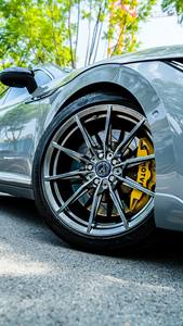 Cerchi Forgiati Personalizzati da 18 19 20 21 22 23 Pollici PCD 5x112 5x114.3 5x120 Cerchi Monoblocco per Auto Nero Lucido/Argento - Product Image 4