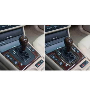 Modificación 5D Panel de engranajes de fibra de carbono Etiqueta engomada del coche de fibra de carbono real para BMW 3 E46 Kits de accesorios interiores - Product Image 6