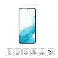 Protecteur d'écran Nuglas Bubble Free Smooth touch 2.5D pour Samsung Galaxy S23 FE Verre trempé
