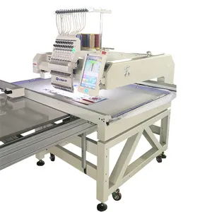 Large embroider area 1200x800mm computer automatic embroidery sewing machine 1 head for flat embroidery