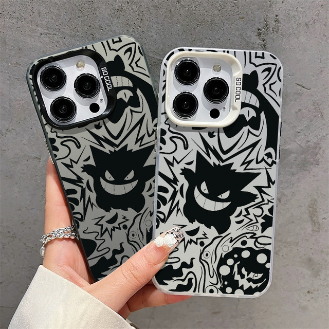 INS so Cool Cartoon Custom Logo Lens Frame TPU Phone Case Cover for iPhone 15 14 13 12 11 Pro Max Plus
