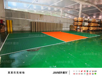 Piso Deportivo Multiusos de PP Entrelazado para Cancha de Pickleball al Aire Libre