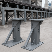 Soporte para Cinta Transportadora Directo de Fábrica |   Fabricación de Acero Soldado de Alta Resistencia para el Transporte de Materiales a Granel