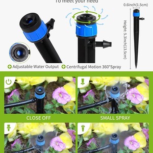 Kit d'irrigation goutte-à-goutte avec tuyau de 30 m et arroseurs pour plantes de jardin, système d'arrosage automatique - Product Image 4