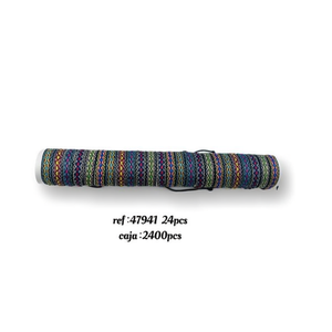 Bracelet enroulé tricoté coloré 1,5 cm, style bohème, corde de chanvre, coffret cadeau pour femme, 24 pièces - Product Image 1