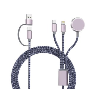 <span class=keywords><strong>5</strong></span> trong 1 từ đồng hồ sạc Type-C Micro USB Cáp điện thoại NEW OTP bảo vệ đa sạc cho điện thoại di động và iWatch - Product Image 5