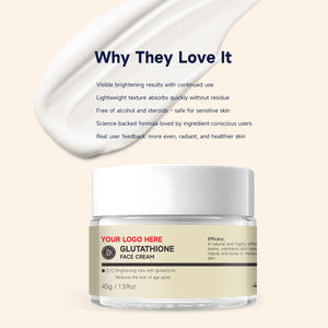 Crema Facial Blanqueadora y Aclarante Suave para el Cuidado Facial de Marca Privada SheDiary, Crema Facial Blanqueadora con Glutatión, 45 g - Product Image 6