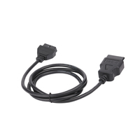 Alta calidad 16 pin hembra obd2 obd ii obd 2 cable
