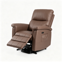 Fauteuil releveur inclinable électrique à double moteur VANBOW pour personnes âgées et patients