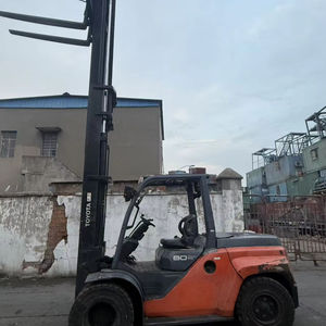 Chariot élévateur diesel rouge d'occasion 2.5/3/4/5/8/10/15/16/25/30 tonnes FD80 Heli/Tcm// pour ateliers de réparation de machines japonaises - Product Image 1