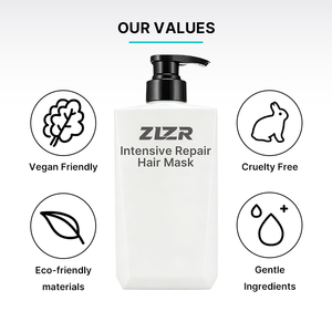 Masque capillaire réparateur intensif super lissant sans parabène, formule biologique 2-en-1 pour femmes, tous types de cheveux, marque privée - Product Image 2