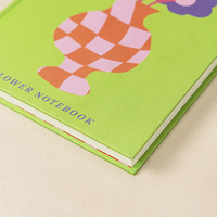 Cahier en papier épais personnalisé de haute qualité, mignon imprimé fleur fantaisie Promotion A5 journal intime, carnet Recyclable