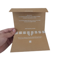 Boîte d'enveloppe de carte VIP personnalisée, boîte de carte de visite de vœux personnalisée, boîte de carte cadeau de crédit Vip
