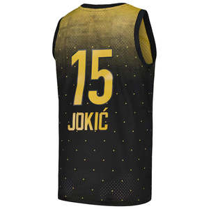 Men's Denver #15 Nikola Jokic Basketball Jersey Juventude Cidade Edição Camisas Bordadas Logos Clássico Esportes - Product Image 3